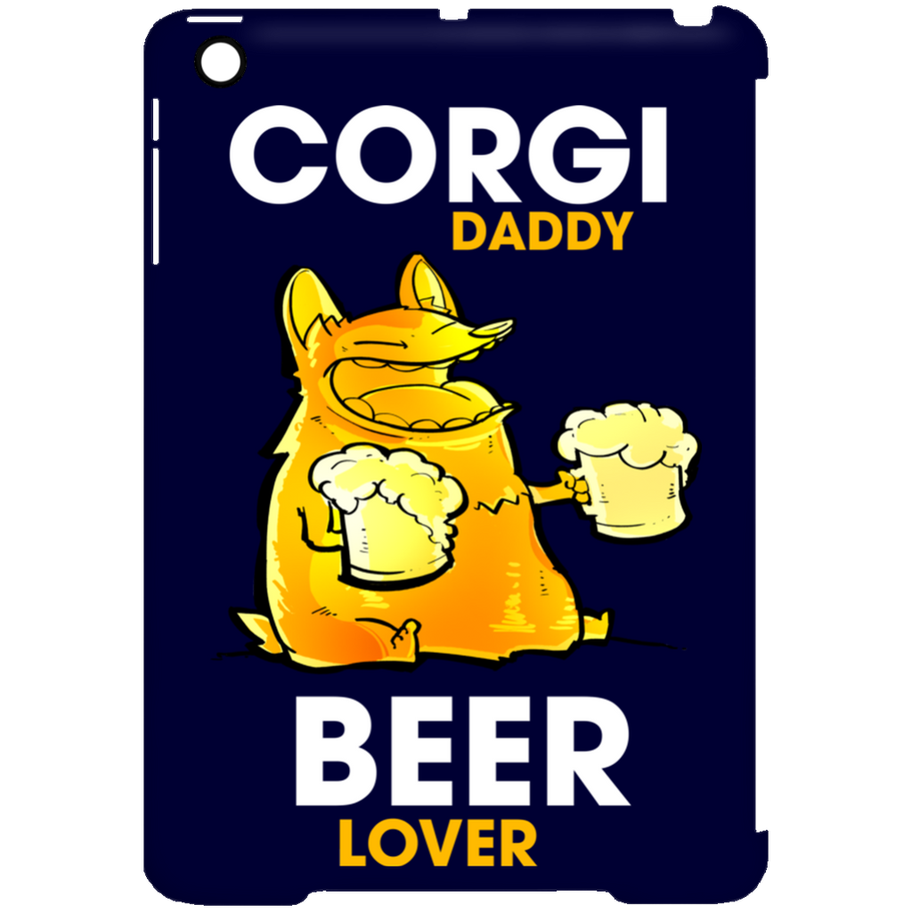 Corgi Daddy Beer Lover Tablet Covers