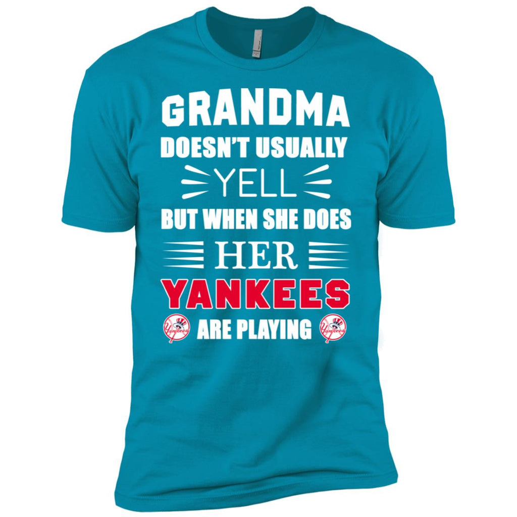 Grandma Doesn't Usually Yell She Does Her New York Yankees Tshirt ...