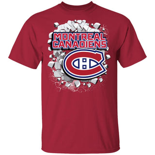 Amazing Earthquake Art Montreal Canadiens T Shirt