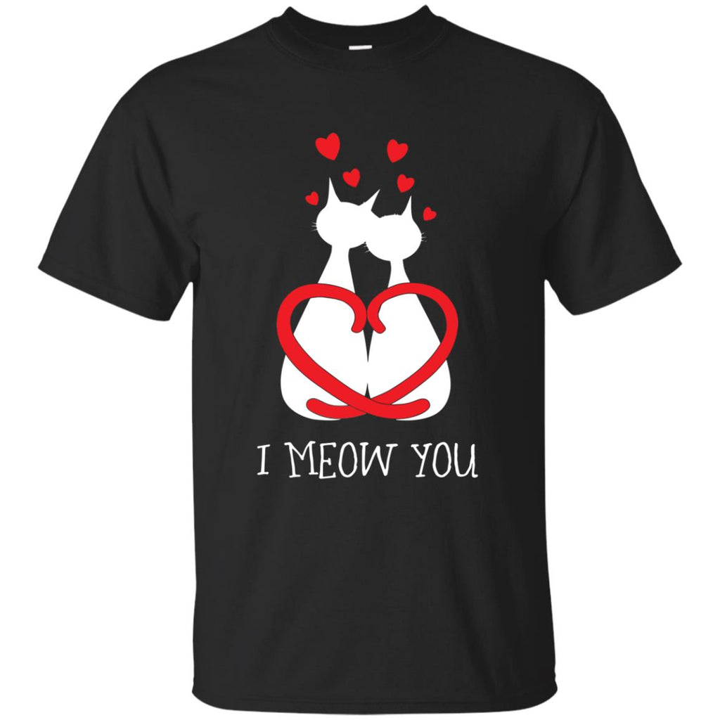 Nice Cat Tshirt I Meow You is cool gift for friends and family