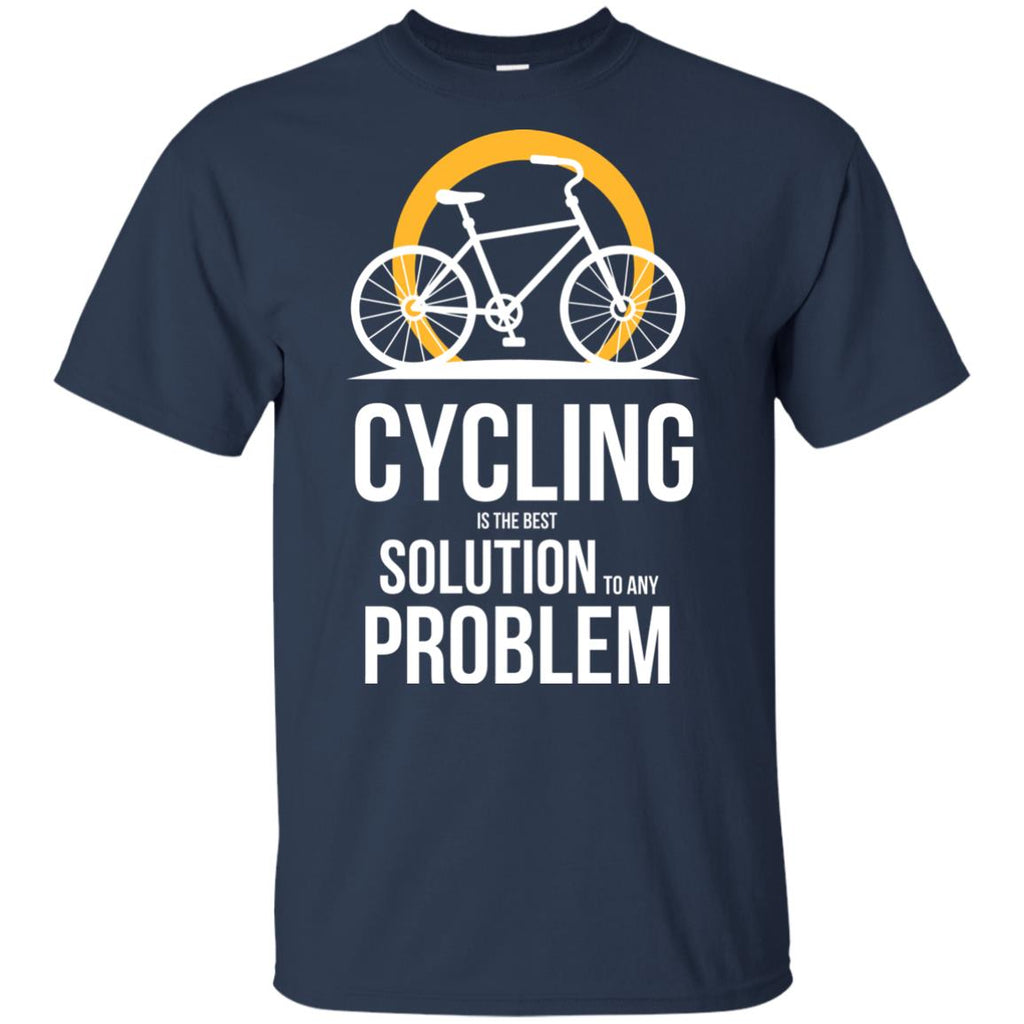 Cycling Is The Best Solution To Any Problem T Shirts – Vota Color