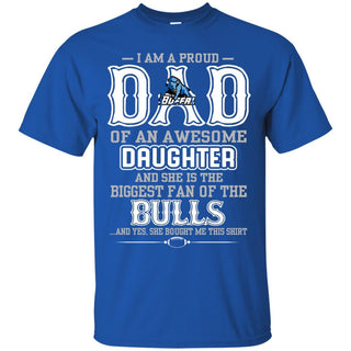 Proud Of Dad with Daughter Buffalo Bulls Tshirt For Fan