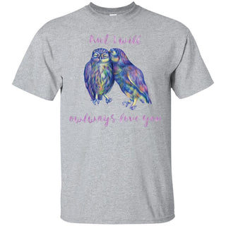 White Owl Tee Shirt - And I Owlways love you gift tshirt