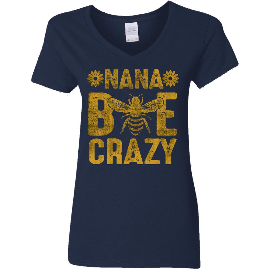 Nana Bee Crazy T Shirt Funny Family