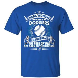 Real Women Watch Los Angeles Dodgers Gift T Shirt