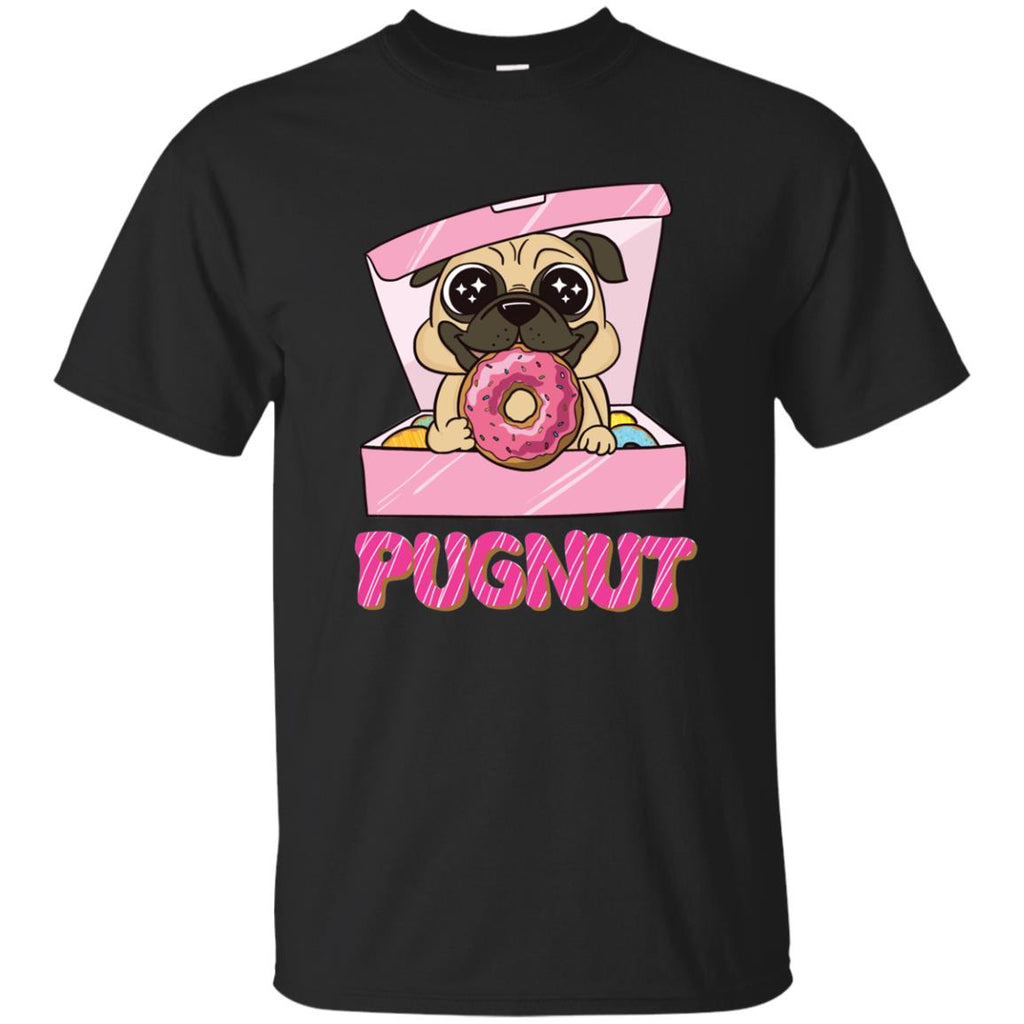 Funny Pugnut In Pug Tshirt For Puppy Lover