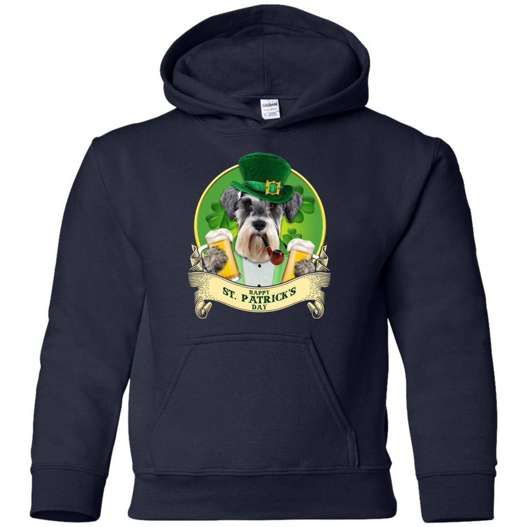 Schnauzer Tshirt Happy St Patrick's Day Miniature Terrier Dog Gift