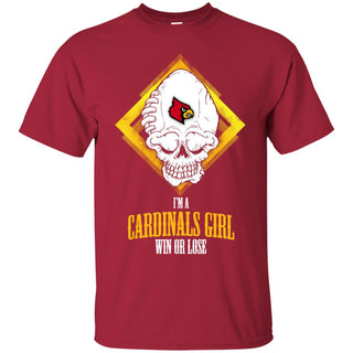 Louisville Cardinals Girl Win Or Lose Tee Shirt Halloween Gift