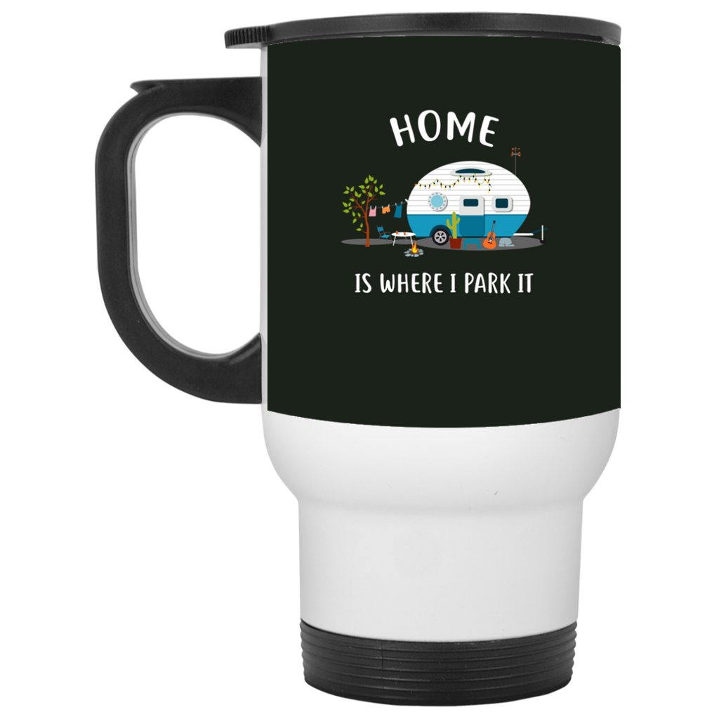 Nice Camping Mugs - Home Is Where I Park It, is cool gift for you