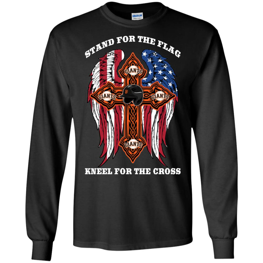Stand For The Flag Kneel For The Cross San Francisco Giants Tshirt