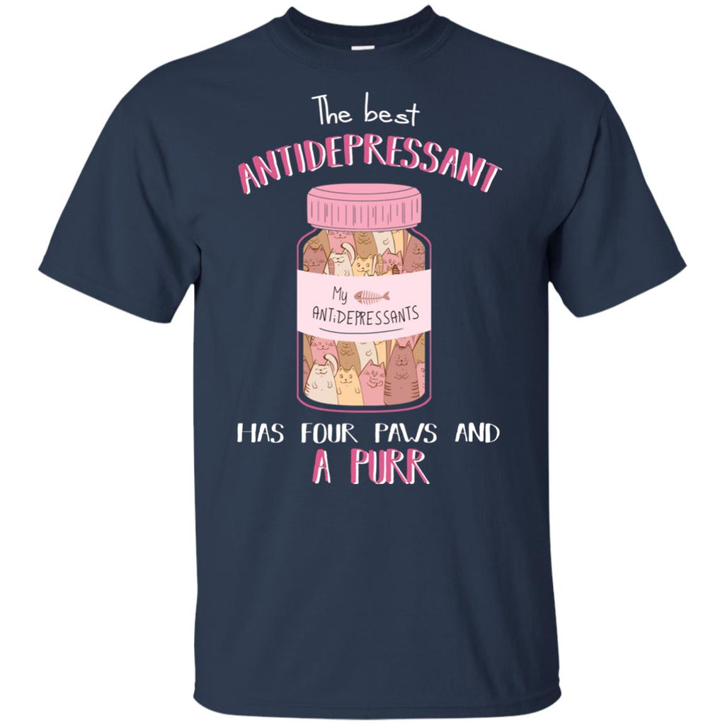 The Most Powerful Antidepressant Cat Tshirt For Lover