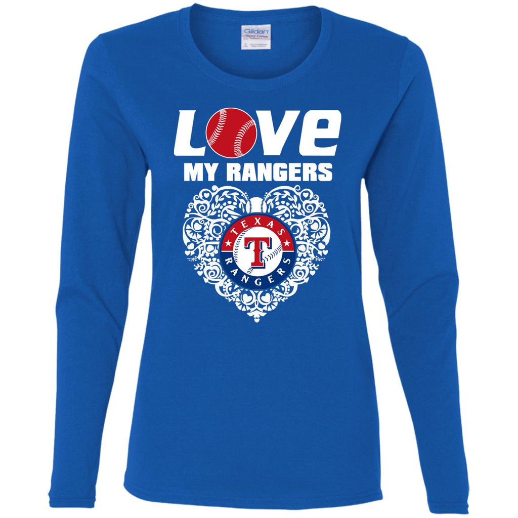 I Love My Teams Texas Rangers T Shirt