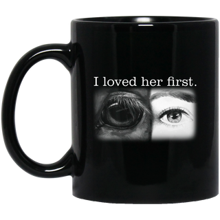 I Loved Her First Horse Mugs