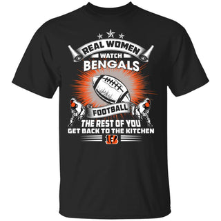 Real Women Watch Cincinnati Bengals Gift T Shirt