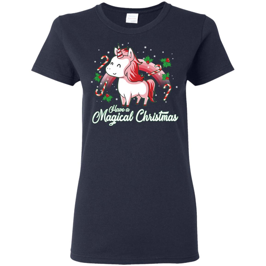 Have A Magical Christmas Tshirt for Unicorn Tee Shirt