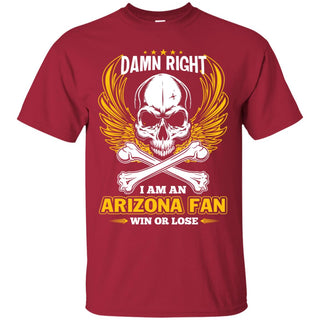 I Am An Arizona Cardinals Fan Win Or Lose Tshirt For Lover