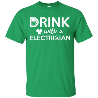 Drink With A Electrician Cheer Tee Shirt