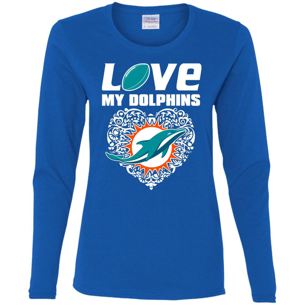 I Love My Teams Miami Dolphins T Shirt
