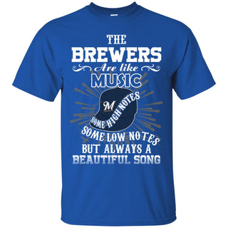 The Milwaukee Brewers Are Like Music Tshirt For Fan