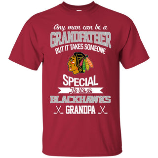 It Takes Someone Special To Be A Chicago Blackhawks Grandpa Tshirt