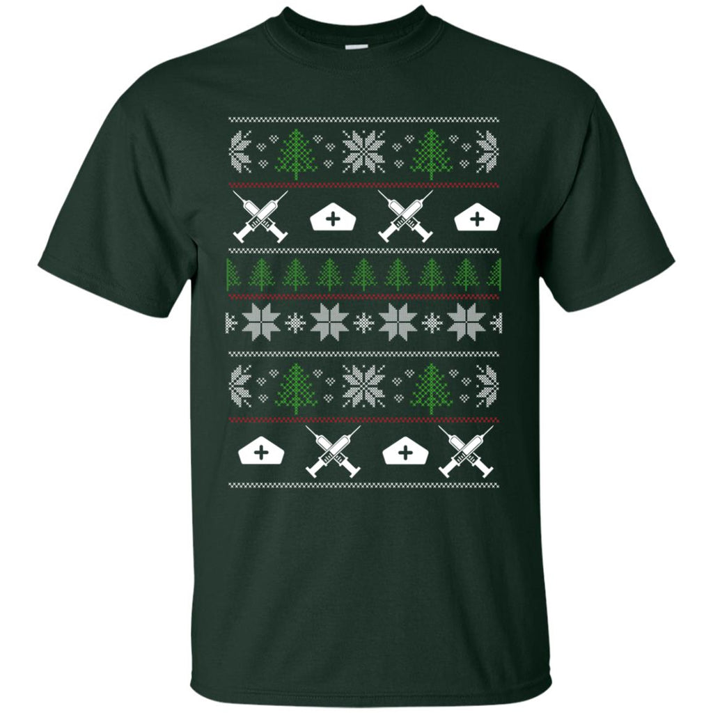 Ugly Sweater Clinical Nurse Symbol Tee Shirt Gift