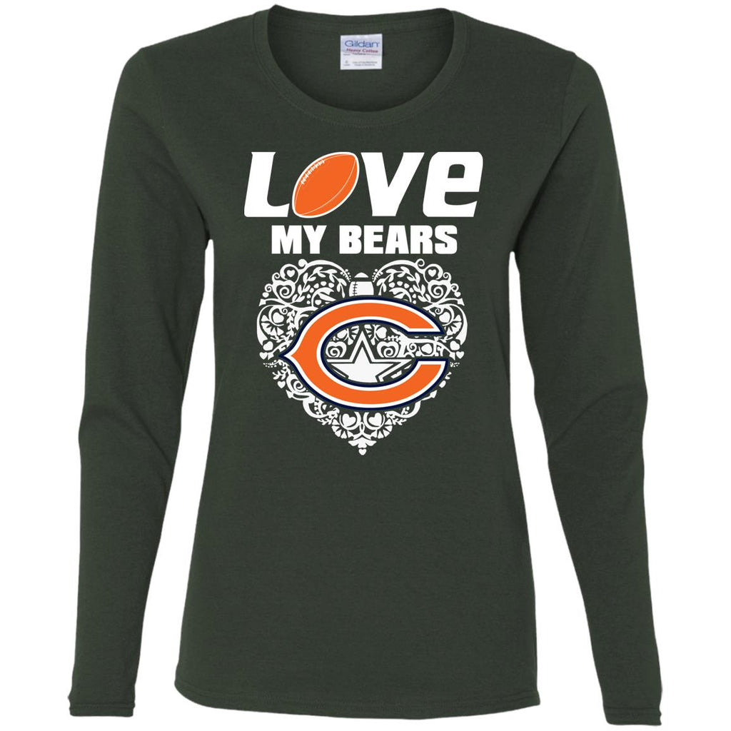 I Love My Teams Chicago Bears T Shirt