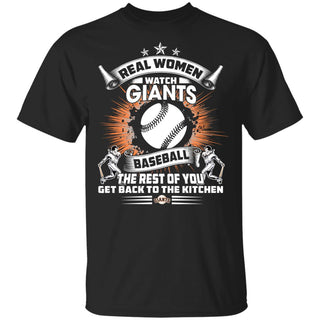 Real Women Watch San Francisco Giants Gift T Shirt