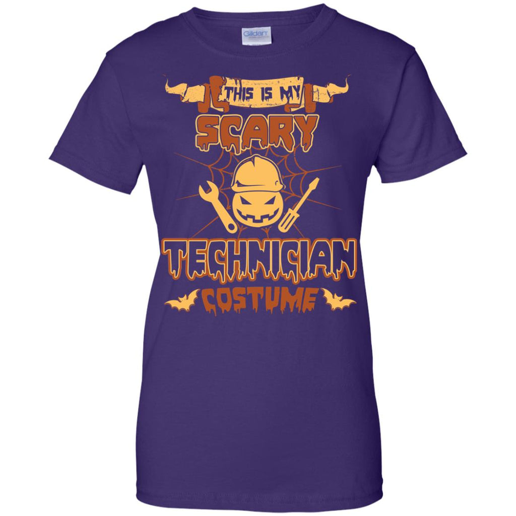 This Is My Scary Technician Costume Halloween Tee Shirt