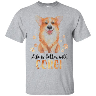 Life Is Better With Corgi TShirt For Pembroke Dog Lover