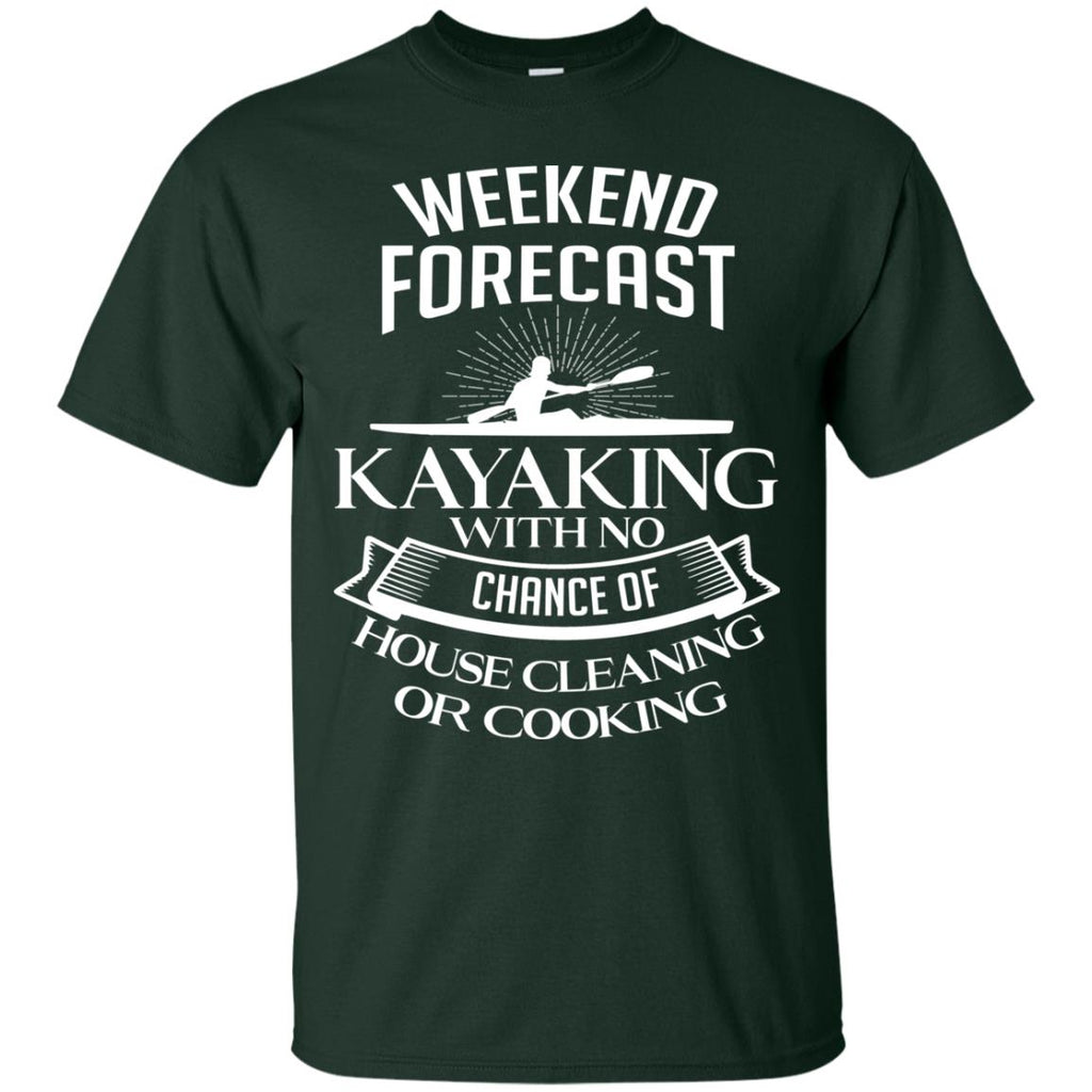 Black Weekend Forecast Kayaking With No Chance Of Def Shirt