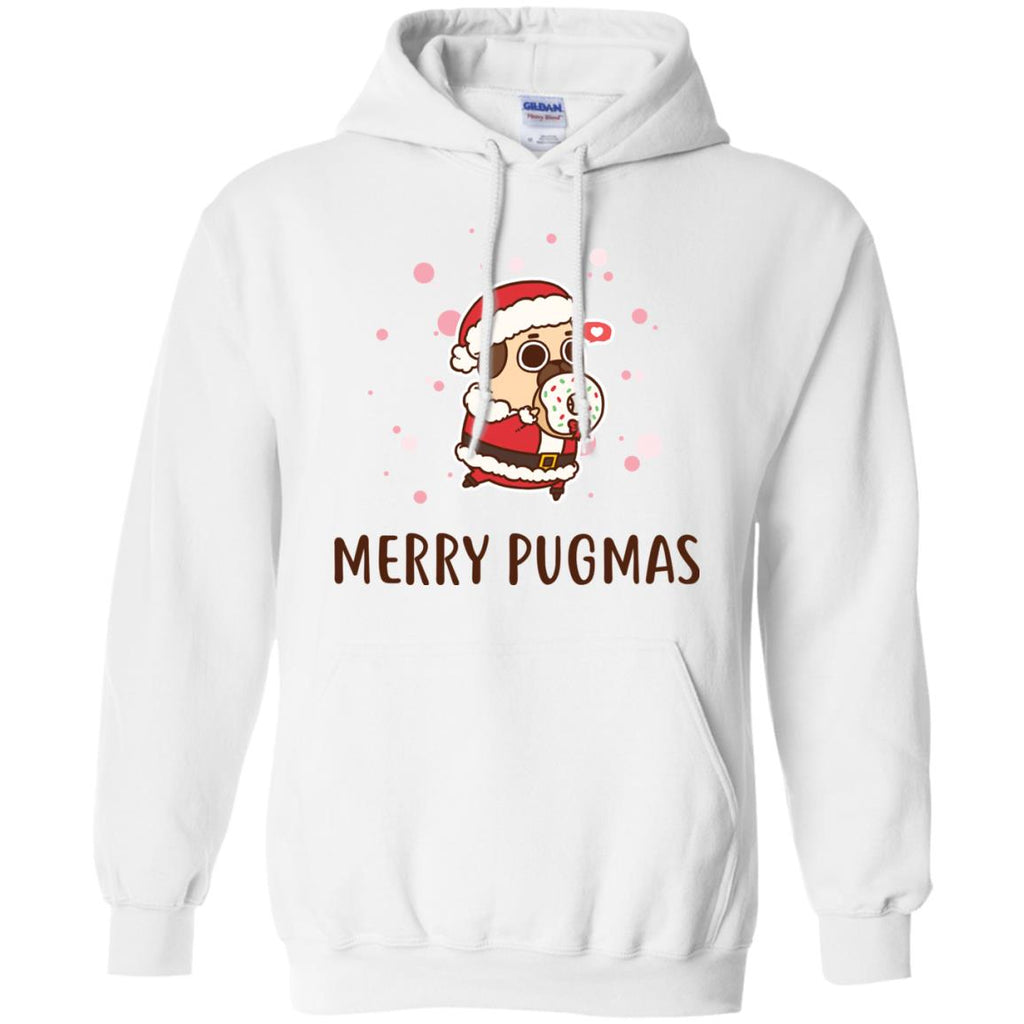 White Merry Pugmas For Pug Lover in Xmas Day