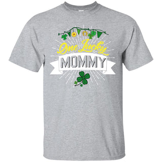 Nice Mom Tee Shirt One Lucky is an awesome gift for your family