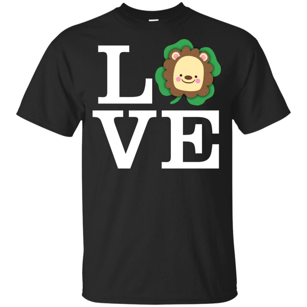 Funny Lion Shirt Love Animals St. Patrick's Day Gift