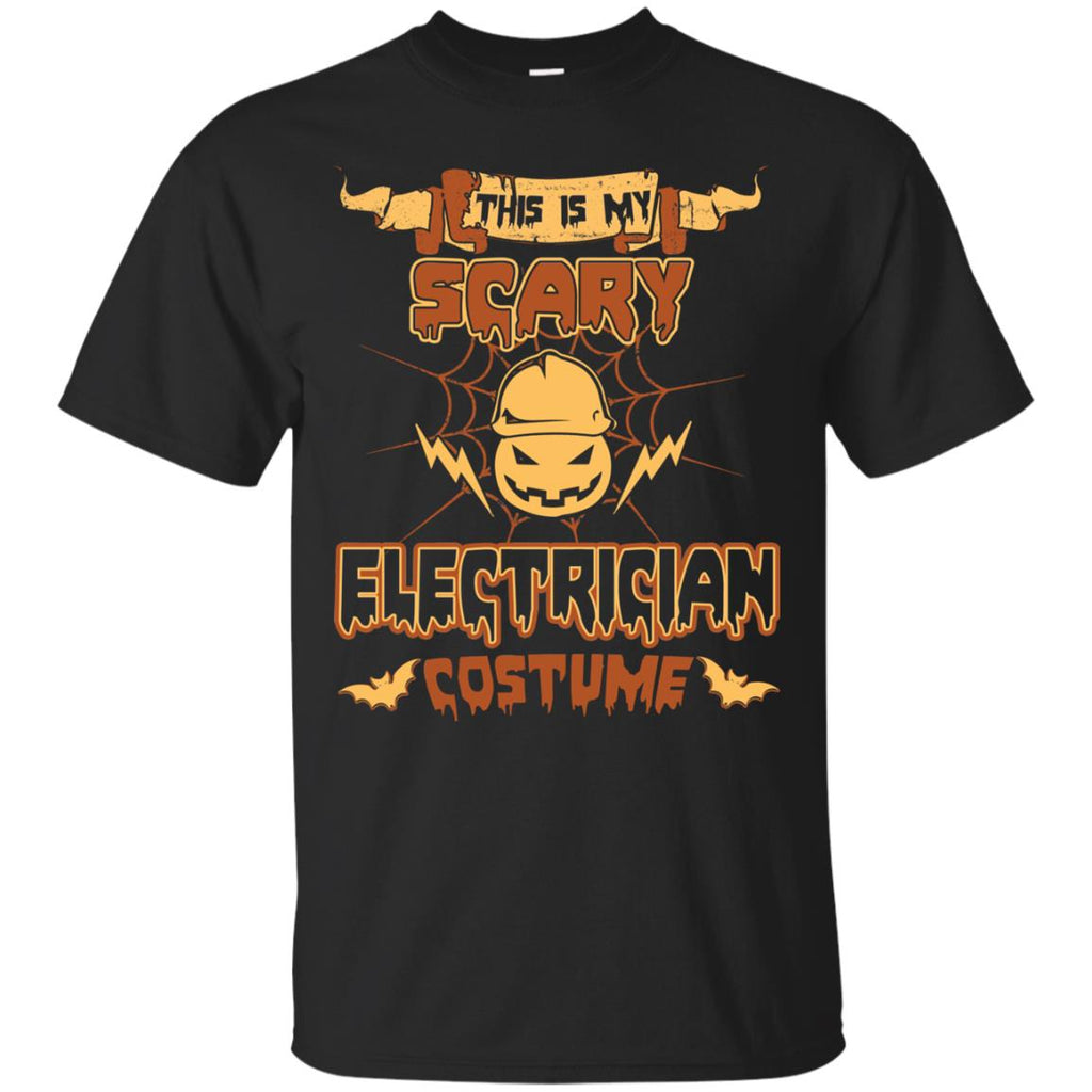 This Is My Scary Electrician Costume Halloween Tee Shirt