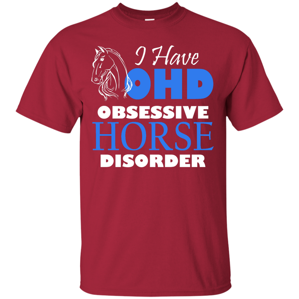 OHD Obsessive Horse Disorder Horse Tshirt for Equestrian Lover