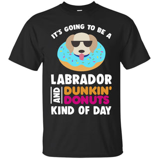A Labrador And Donut
