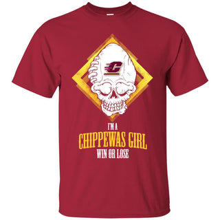 Central Michigan Chippewas Girl Win Or Lose Tee Shirt Gift