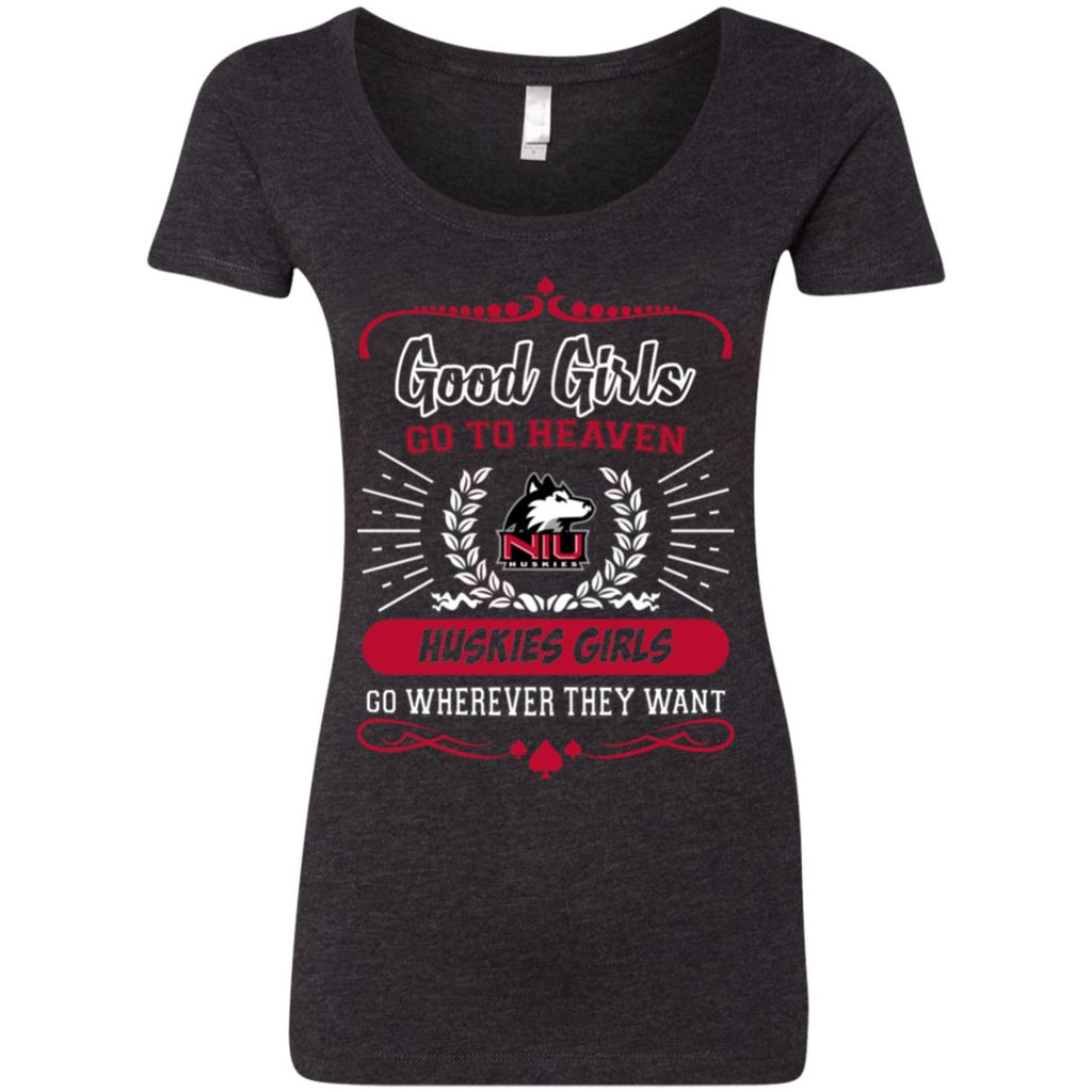 Good Girls Go To Heaven Northern Illinois Huskies Girls Tshirt