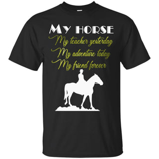 My Horse Tshirt My Friend Forever Horse Boys Tee Shirt For Equestrian