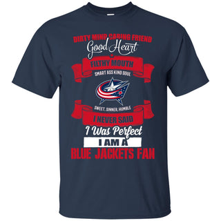 I Am A Columbus Blue Jackets Fan Tshirt For Lovers