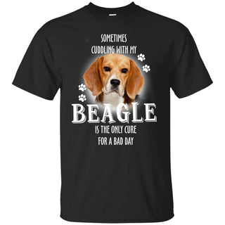 Sometimes Cuddling With My Beagle T Shirts