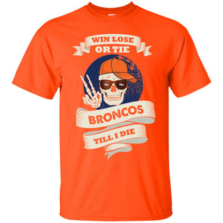 Cute Skull Say Hi Denver Broncos Tshirt For Fans