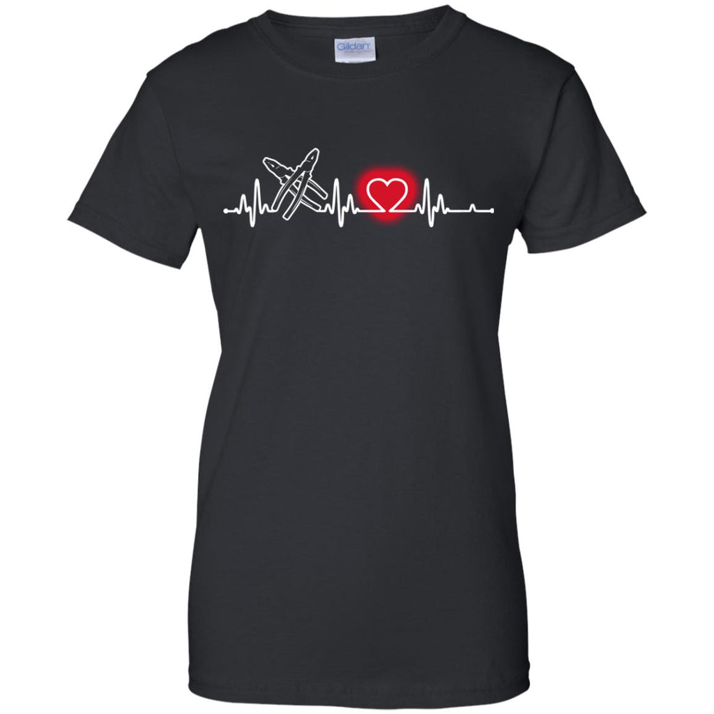 Heart Beat Red Electrician Tshirt For Lover