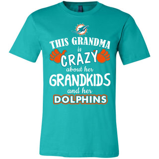 Grandma Is Crazy About Her Grandkids And Her Miami Dolphins Tshirt