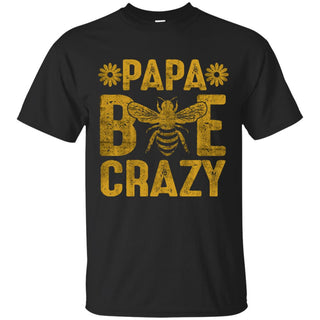 Papa Bee Crazy T Shirt Funny Family