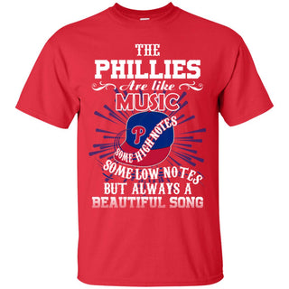 The Philadelphia Phillies Are Like Music Tshirt For Fan