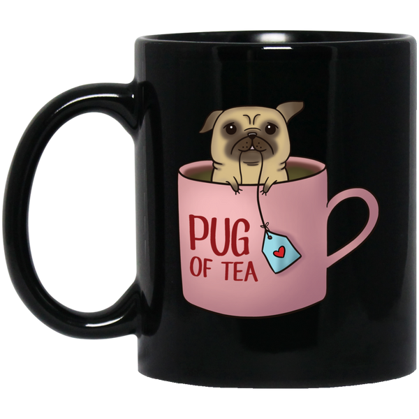 Pug Of Tea Pug Mugs – Vota Color