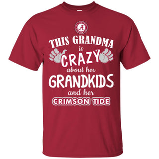 This Grandma Is Crazy About Her Grandkids And Her Alabama Crimson Tide T Shirt