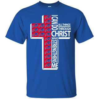 Gorgeous I Can Do All Things Through Christ Buffalo Bills T Shirts