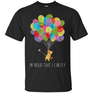 I'm Proud That I Can Fly Tee Shirt For Cat Tshirt